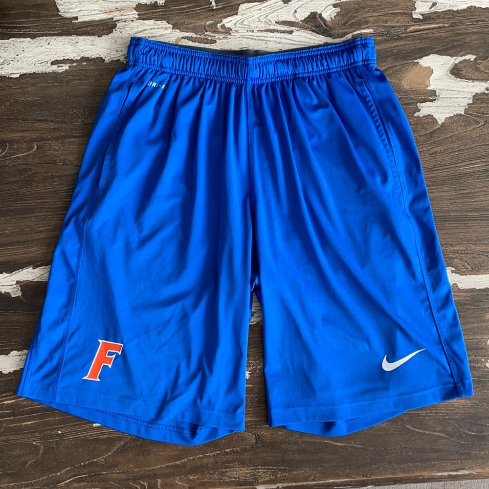 Nike Dri-Fit Royal Blue Athletic Shorts University of Florida Men’s Large
